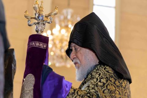 قداسة كاثوليكوس بيت كيليكيا الكبير للأرمن آرام الأول يُعرب عن قلقه إزاء الوضع الراهن للمجتمعات الأرمنية في الشرق الأوسط