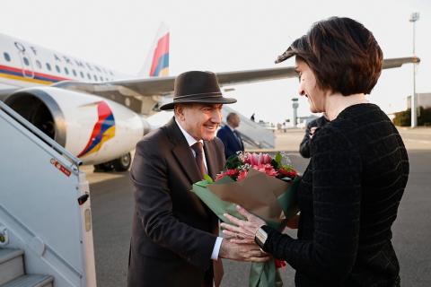 Le Premier ministre Nikol Pashinyan est arrivé en Géorgie