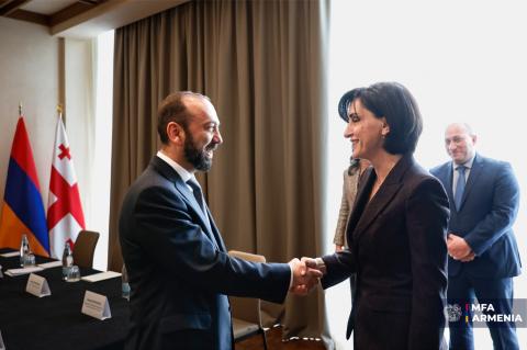 وزيرا خارجية أرمينيا وجورجيا يناقشان الوضع في الشرق الأوسط