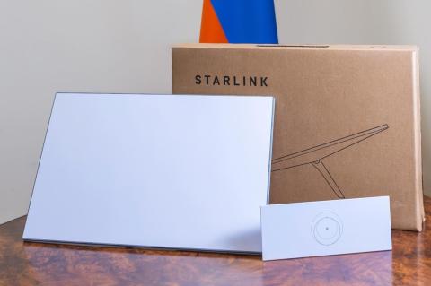 新一批100台Starlink终端设备已运抵亚美尼亚
