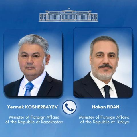 Ղազախստանի ու Թուրքիայի ԱԳ նախարարները քննարկել են Մերձավոր Արևելքում իրավիճակի կարգավորման ուղիները