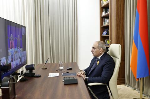 亚美尼亚总理出席了安东尼奥·科斯塔和乌尔苏拉·冯德莱恩发起的线上会议