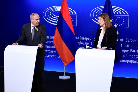 Avrupa Parlamentosu Başkanı Metsola’dan Ermenistan’a teşekkür: İran krizi sırasında insani koridor oldu