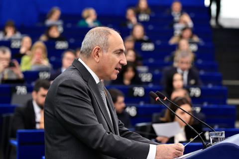 Discours du Premier ministre Nikol Pashinyan au Parlement européen