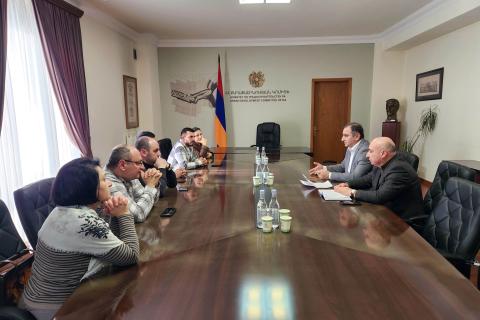 Քաղաքաշինության կոմիտեում քննարկվել է «Կոմիտաս պարկ» բնակելի թաղամասի գազամատակարարման հարցի կարգավորման ընթացքը