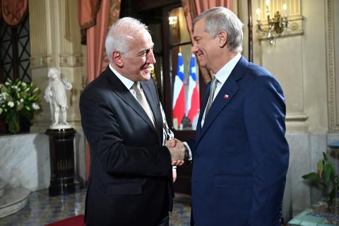 亚美尼亚总统正在智利进行工作访问，已与智利当选总统举行会晤