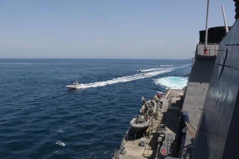 Trump says U.S. has hit 28 Iranian minelaying ships