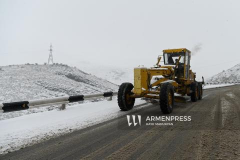 Автомагистрали Гюмри-Ашотск, Лцен-Татев, Капан-Сисиан закрыты для транспортных средств с прицепами