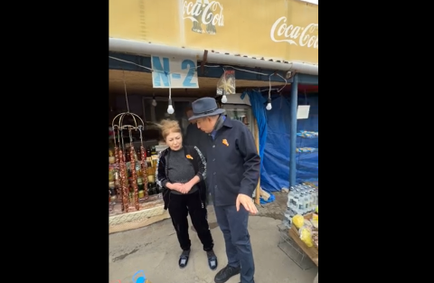Merchant in Aghavnadzor market thanks Pashinyan for micro-entrepreneurship tax system