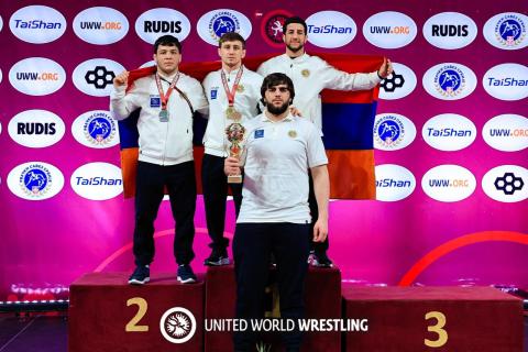 Armenia’s wrestlers add to medal tally at U23 European Championships
