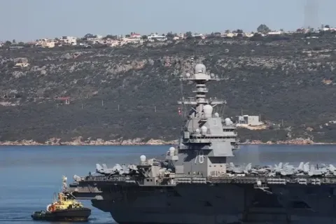 US carrier Gerald R. Ford, deployed in war with Iran, to go to port temporarily after fire