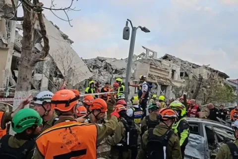 Two people killed in Tel Aviv by Iranian ballistic missile