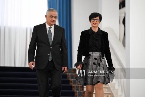 بیانیه مطبوعاتی معاون نخست‌وزیر ارمنستان و کمیسر عالی اتحادیه اروپا در امور گسترش