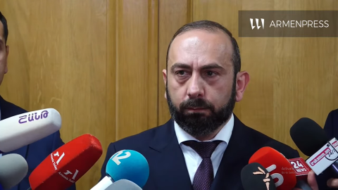 Armenian FM indicates hybrid attacks partly traced to Russia