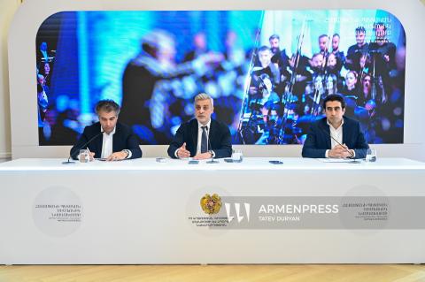 სომხეთის სახელმწიფო სიმფონიური ორკესტრის დაარსებიდან 20 წლისთავისადმი მიძღვნილი პრესკონფერენცია