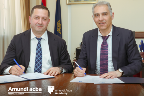 Amundi-Acba Asset Management и Ереванский государственный университет подписали соглашение о сотрудничестве