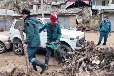 Represa de Kapan se derrumba debido a fuertes lluvias