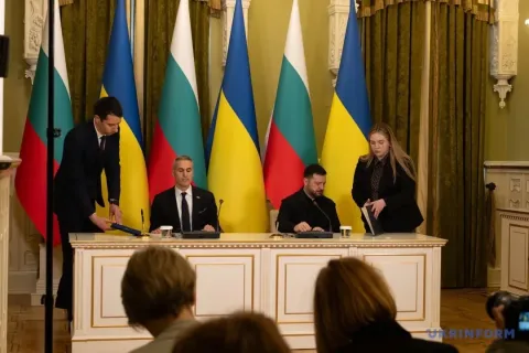 Украина и Болгария подписали соглашение о сотрудничестве в сфере безопасности сроком действия на 10 лет