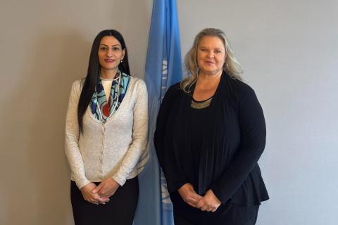 Defensora de Derechos Humanos de Armenia se reunió con directora de la División de Operaciones Globales de la Oficina del Alto Comisionado para los Derechos Humanos de la ONU