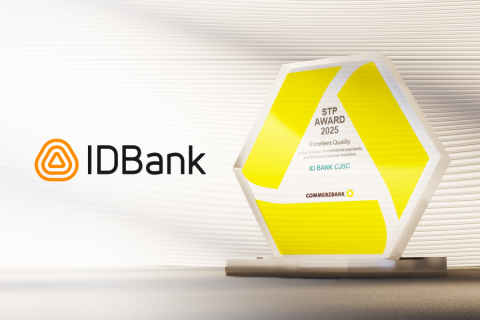 IDBank получил награду Commerzbank STP Excellence Award 2025