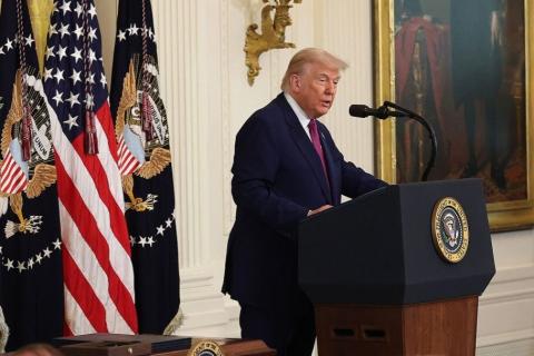 Trump transmitirá un mensaje público sobre la guerra con Irán