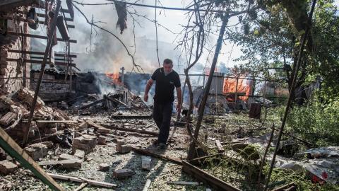 Ուկրաինական հարվածների հետևանքով Լուգանսկում 41 հանքագործ արգելափակված է գետնի տակ