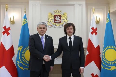 Primer ministro de Georgia y canciller de Kazajistán discutieron sobre las relaciones bilaterales