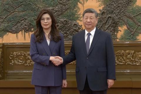 Си Цзиньпин встретился с председателем партии Гоминьдан Тайваня