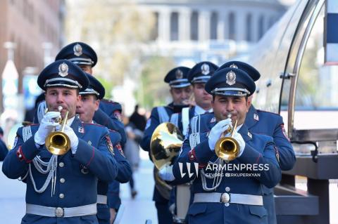ՆԳՆ ոստիկանության նվագախմբի ցուցադրական ելույթը` Ոստիկանության օրվա առթիվ