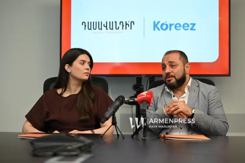 حفل رسمي لتوقيع مذكرة تفاهم بين برنامج "كوريز" التعليمي ومؤسسة "علّم من أجل أرمينيا"-صور-