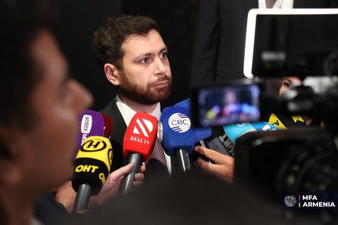 في إطار منتدى أنطاليا الدبلوماسي نائب وزير الخارجية الأرمني فاهان كوستانيان يجري مقابلات مع عدد من وسائل إعلام تركية