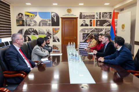 ԿԳՄՍ նախարարն ընդունել է J-PAL հետազոտական կենտրոնի եվրոպական մասնաճյուղի տնօրենին