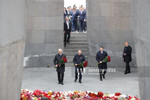 Ален Симонян направил послание в связи со 111-й годовщиной Геноцида армян