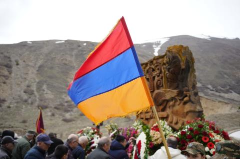 Ermenistan'ın Şirak bölgesinde Ermeni Soykırımı kurbanları anıldı