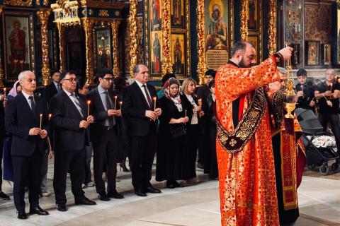 في أستانا كازاخستان إحيياء ذكرى شهداء الإبادة الجماعية الأرمنية