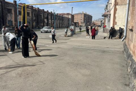 В субботнике в Гегаркуникской области участвуют около 21 тысячи участников, задействовано 77 единиц техники