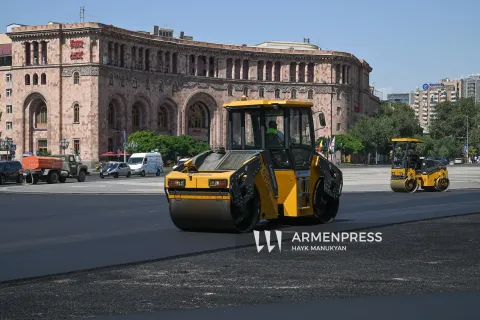 Երևանում մեկնարկել են ճանապարհների միջին նորոգման լայնածավալ աշխատանքներ