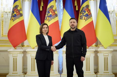 MOLDPRES: Moldovan president in Kyiv says security of Moldova, security of Ukraine interconnected