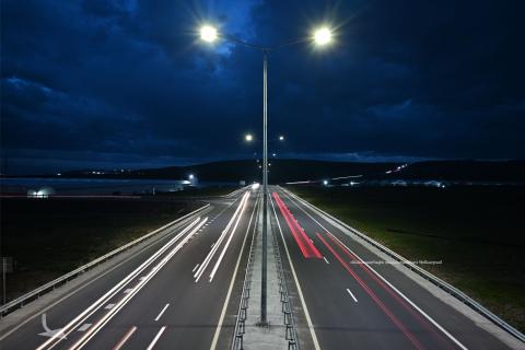 Աշտարակ-Գյումրի ճանապարհահատվածի տրանսպորտային հանգույցները կահավորվել են գիշերային լուսավորությամբ