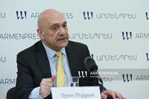 Basın Özgürlüğünü Koruma Komitesi Başkanı Aşot Melikyan'ın basın toplantısı