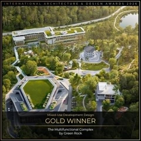 Գրին Ռոքն արժանացել է Ոսկե մրցանակի 2026 թվականի Architecture & Design միջազգային մրցանակաբաշխությունում