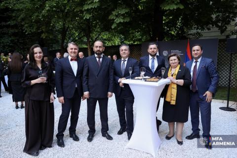 Official reception marks opening of new Armenian embassy building in France