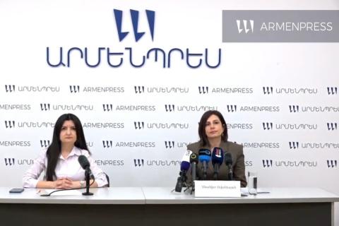 Health Minister Anahit Avanesyan holds press conference