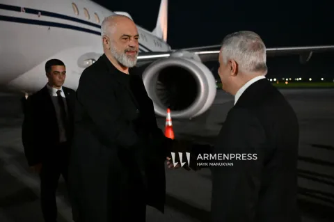 Le Premier ministre de l’Albanie est arrivé à Erevan