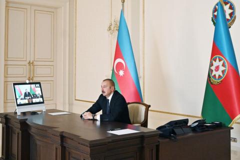 الرئيس الأذربيجاني إلهام علييف سيشارك في القمة الثامنة للمجموعة السياسية الأوروبية عبر تقنية الفيديو