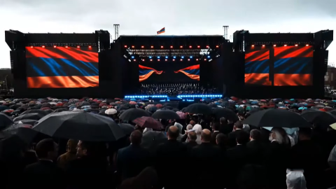 Пашинян и Макрон присутствуют на концерте «Музыкальный мост: Армения-Франция» в Гюмри