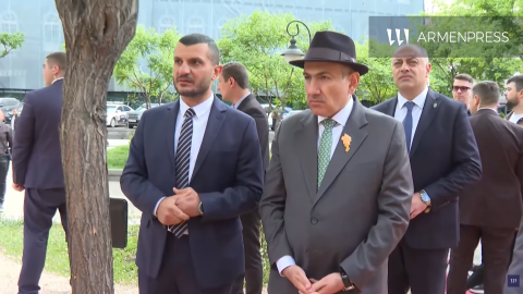 Pashinyan, Yerevan Mayor visit newly opened playground at Missak Manouchian Park