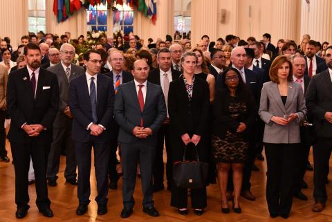 По инициативе посольства Республики Армения в США был дан прием под названием “Армяне в Америке. 250”