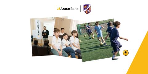 AraratBank and Urartu Football Club team up to promote financial literacy