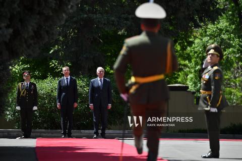 Լատվիայի նախագահի դիմավորման պաշտոնական արարողություն